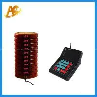 Restaurant Wireless Vibrating Alphanumeric Paging System Coaster Pager