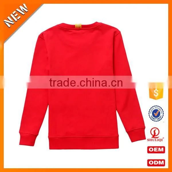 Stylish Children Pocket Sweatshirt Without Hood Crewneck Sweatshirt Boys Deer Printed Sweatshirt photo-2