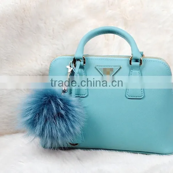 YR856 Real Fur Raccoon Fur Ball Accessory