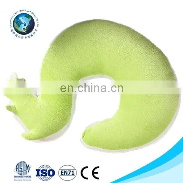 Funny Promotional Plush Squirrel u Shape Baby Neck Pillow Cute Soft Plush Airline Pillow