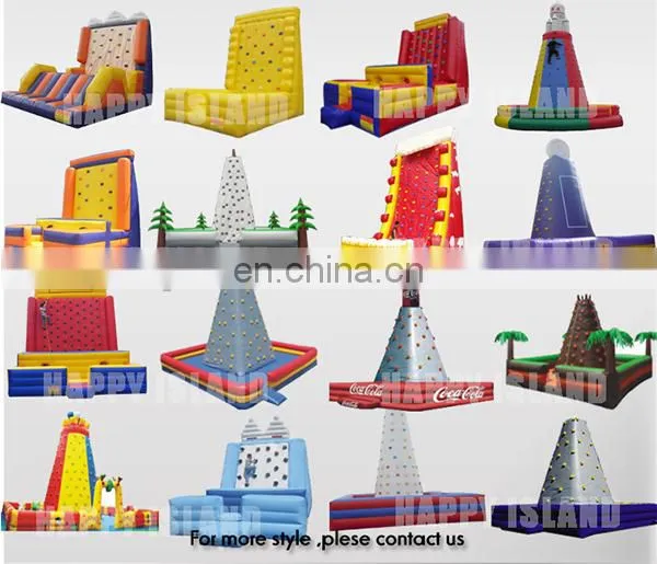 HI Great Promotion Commercial Rock Climbing Walls Inflatable Rock Climbing Walls for Sale photo-6