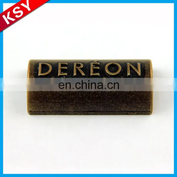 High Quality Engraving Metal Label Brass Logo Plate Handbag Engravable Tag photo-5
