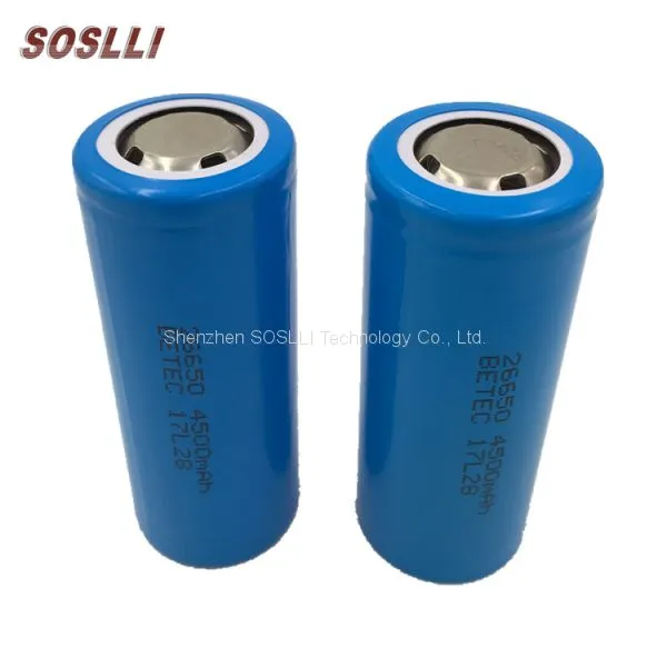 SOSLLI 3.2v IFR 26650 Rechargeable Lithium Iron Phosphate Battery Cell LiFePO4 Battery With High Capacity photo-4