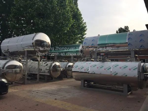 Three Parallel Water Bath Pothigh Pressure and High Temperature Cooking Sterilization Pot photo-3