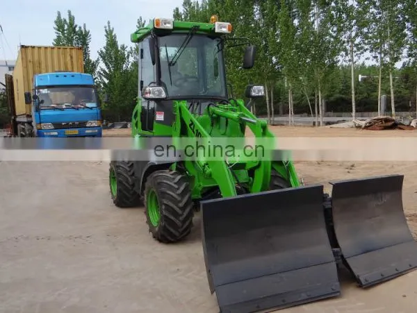 ZL10F 4x4WD Wheel Loader With V-snow Blade photo-4