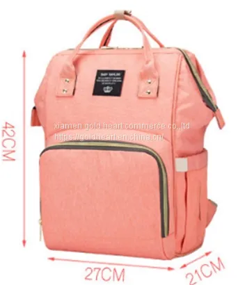 Waterproof Diaper Mummy Bag Multi-functional Fashion Baby Diaper Bag photo-2