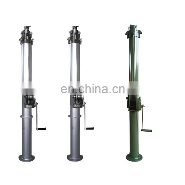 12m Winch Car tv Antenna Installation Tower photo-4