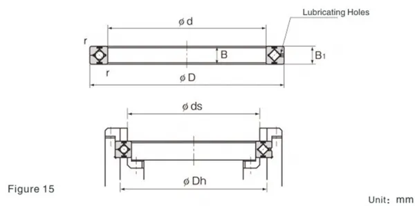 THK RA14008 Cross Roller Bearing 140x156x8mm photo-3
