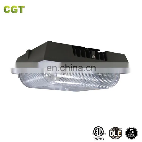 ETL DLC LED Gas Station Lights for Warehouse Garage Low Bay 100 Watt Led Canopy Light photo-4