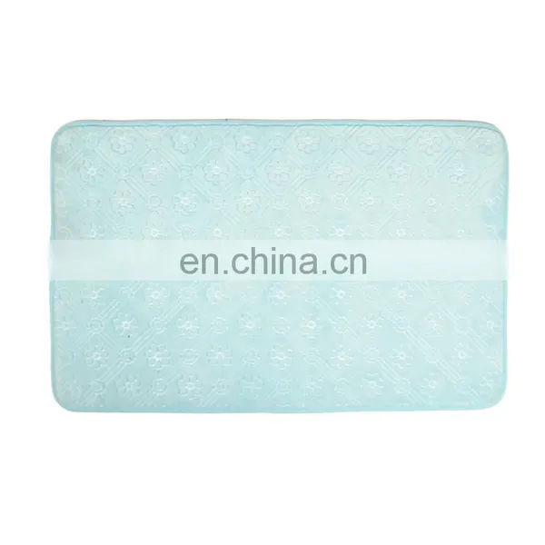 Factory Wholesale Non-Slip Printing Shower Anti Slip Non Memory Foam Bathroom Floor Door Rugs Carpet Mats photo-2