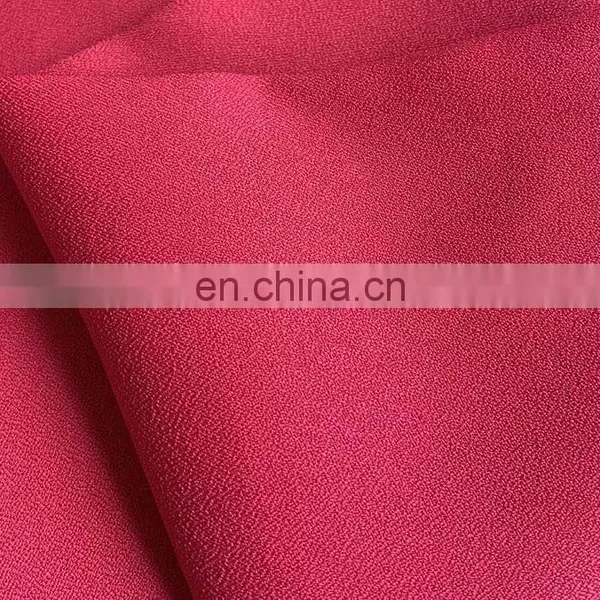 Moss Crepe Fabric Garment Plain Dress Polyester Spandex Printing photo-5