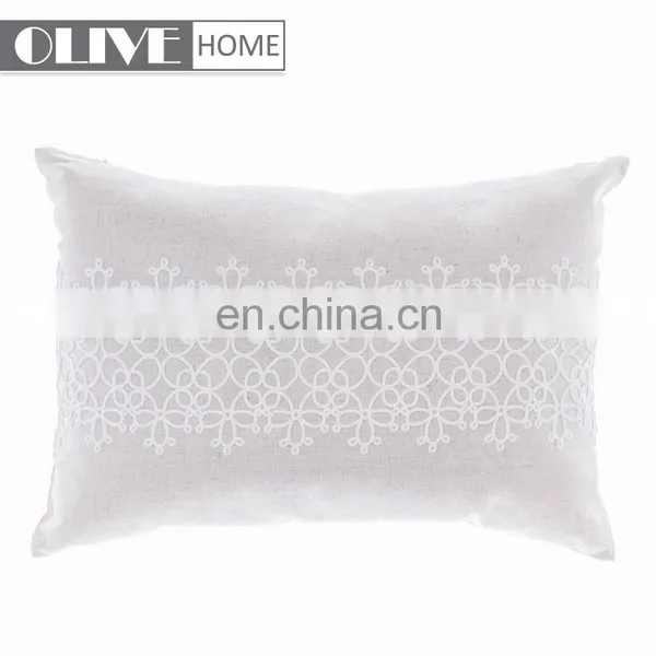 Cheap Wholesale 100% Polyester Fabric Cushion Cover Decorative Macrame Pillow With Foam photo-2