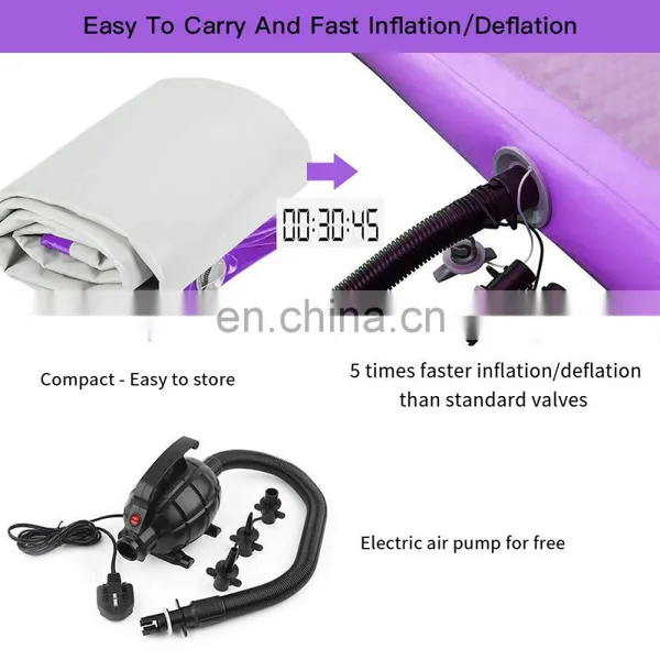 Wholesale Purple 4m x 4m Square Air Track Gym photo-4