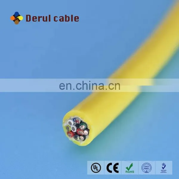 Derul 0.25mm Core Copper Cable 8 Core Shielded Cable for Pipe Robot photo-2