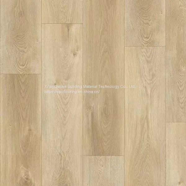 GKBM LS-M028 Eco-friendly Unilin Click Brown Burlywood Wood Grain SPC Flooring photo-4