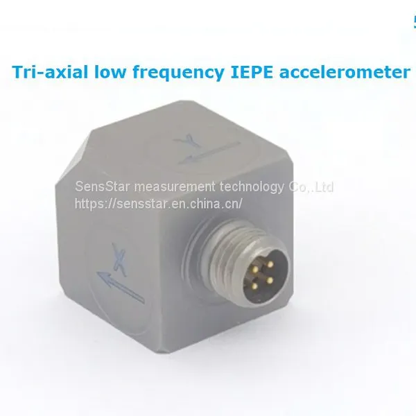 V560A Триосевой низкочастотный акселерометр, вибрационный датчик IEPE