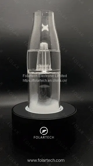 2022 New Product for Concentrate Wax Dry Herb Cbd Cartridge Tanks, Hot Selling Automatic Atomization Bubbler Vaporizer Folartech Hybrid Duo