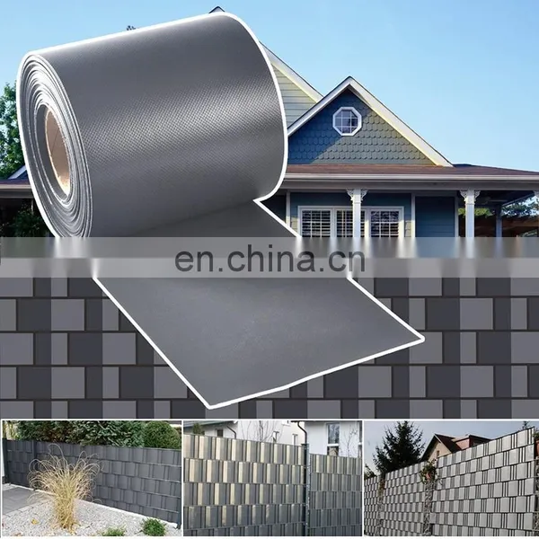 Germany Market Sichtschutzstreifen Zaun Pvc Garden Privacy Fence Strip Vinyl With Good Price photo-5
