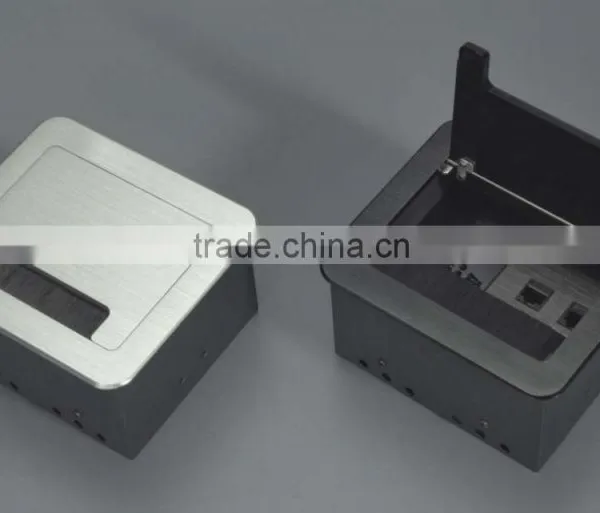 High Quality Manual Desktop Flip Socket With RJ45 For Office
