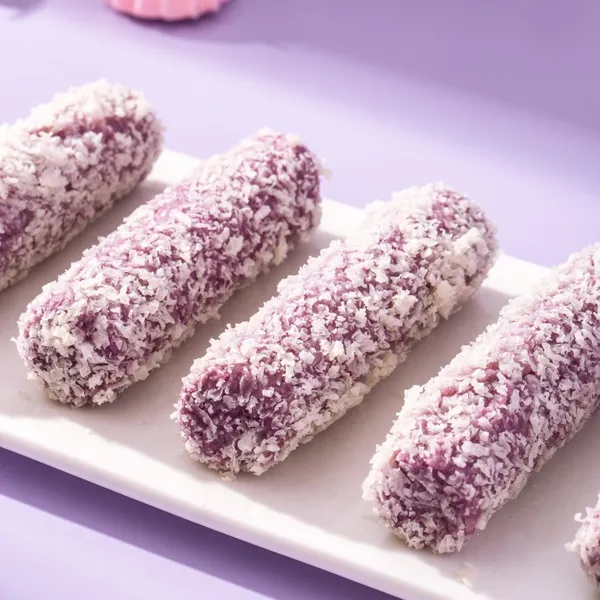 Natural Purple Aura Taro Dessert - Pure Taro Paste No Preservatives No Coloring Soft Yummy Snack