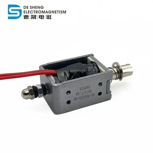 Dc 12v Electric Solenoid Return Push Pull Linear Electromagnet Long Stroke Push-pull Type Solenoid photo-5