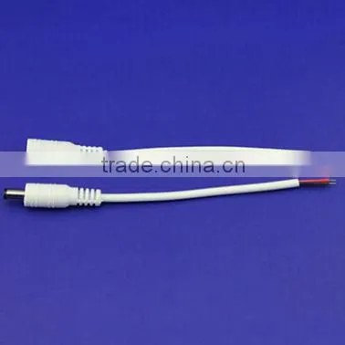 LED Strip DC5.5mm White and Black Male and Female Electrical Connector photo-2