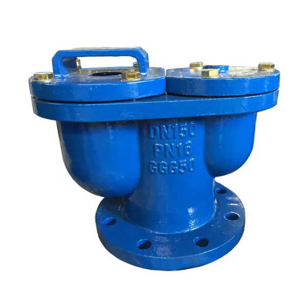 DIN PN10 PN16 4in Flange Cast Iron Ductile Iron GG25 Pipeline Sewage Water Vent Valve Exhaust Valve Factory