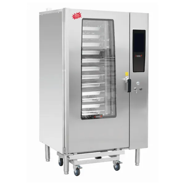 Multi-Function Liquid Crystal Display Gas Combi Oven With Steam and Convection Function photo-4