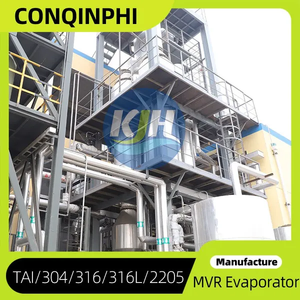 Zero Liquid Discharge Wastewater MVR Evaporator 316L Titanium Alloy Heat Exchanger photo-4