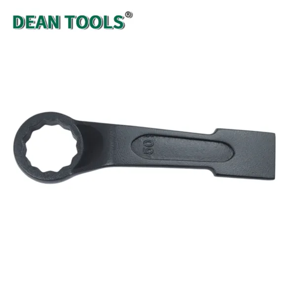 Heavy-Duty Steel Offset Striking Box Wrench,Striking End Design,Heavy Impact Resistant