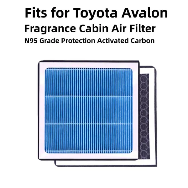Fragrance Cabin Air Filter N95 Activated Carbon Filter Fits for Toyota Avalon