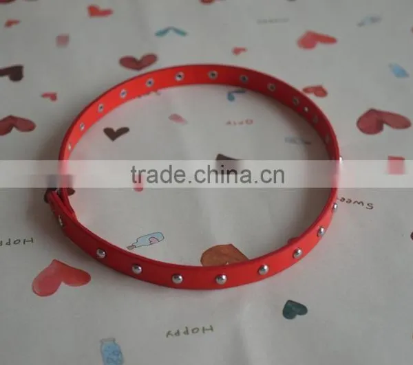 Wholesale Fashion Mushroom Riveting Leather Bracelet photo-2