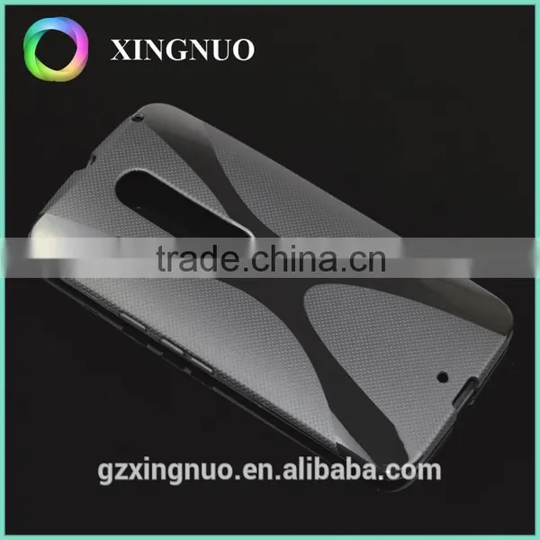 Slim Transparent Crystal Clear TPU Back Cover for MOTO X Style X Pure Edition XT1572 XT1570 photo-3