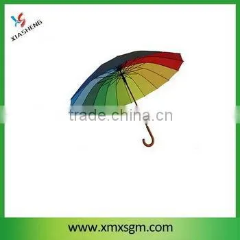 Modern 16 Colors Straight Rainbow Umbrellas photo-2