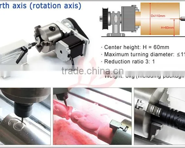 LY 8060 4axis CNC Router Machine 2.2KW USB Port Wth Mach3 Handwheel photo-4