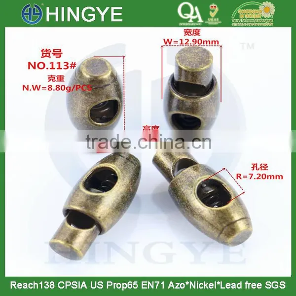 Two Parts Stopper Cord End Stopper One Hole Stopper photo-2