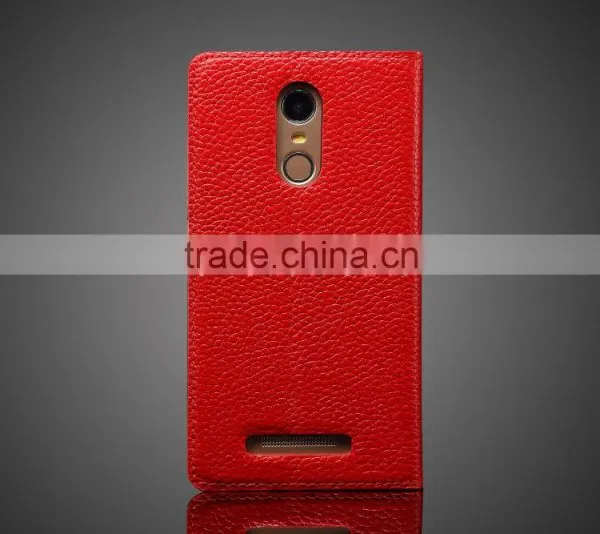 KDS Simple Version Genuine Leather Flip Case for Xiaomi Redmi Note 3 MT-5203 photo-4