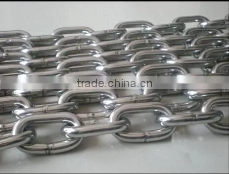 STEEL ELECTRIC GALVANIZED DIN763 WELED CHAIN SHORT LINK CHAIN CUSTOM CHAIN RIGGING HARDWARE photo-4