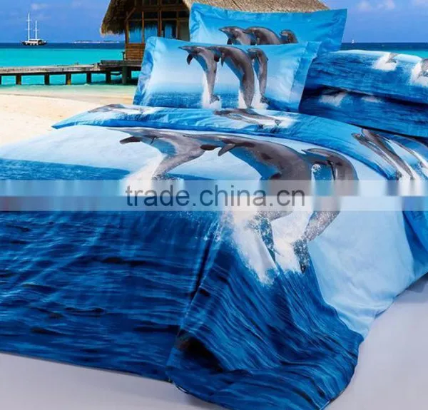 High Quality 100% Cotton Custom 3D Animal Printing Bed Set photo-5