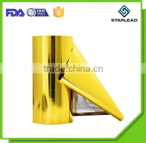 Color Coated and Laminated Polyester Film, Colored Plastic Gold Metalized PET Film photo-4