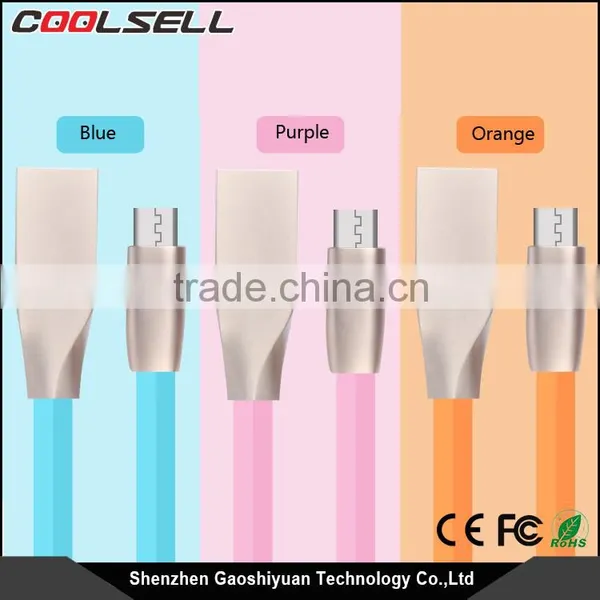 Wholesale Factory Price Charger Cable Ultra Slim Reversible 5pin Micro USB Cable Types photo-2