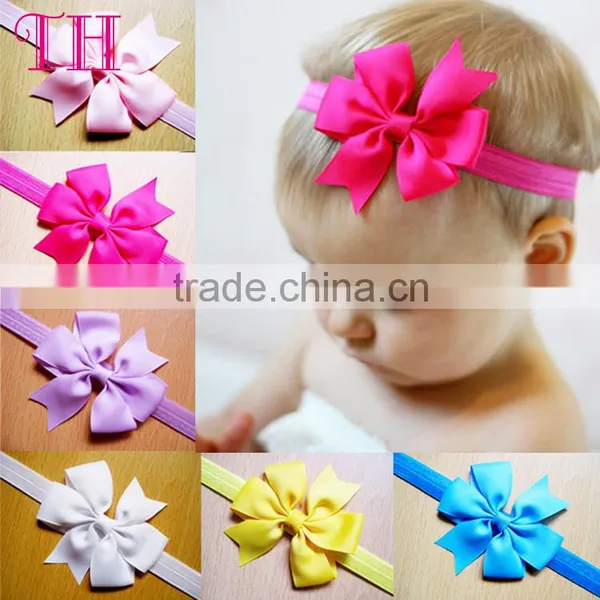 Children's Hair Accessories Australia Ecofriendly Material Fold Over Elastic and Hair Band Bow photo-3