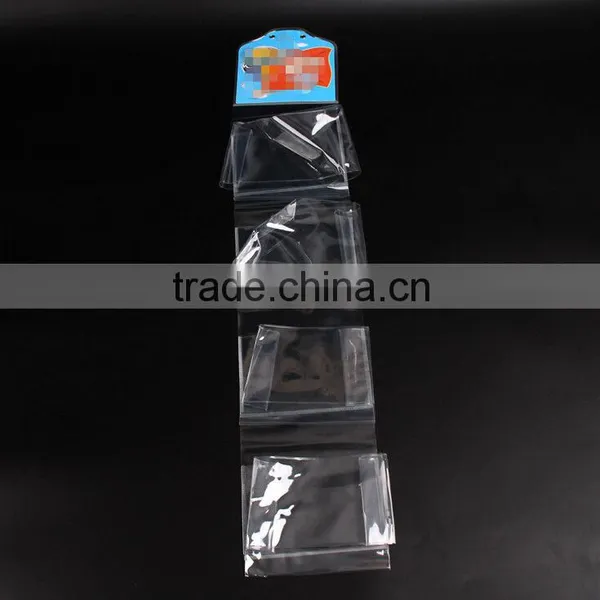 Clear PVC Bag, Shopping Bag ,gift Bag ,Cosmetic Bag , With Paper Top