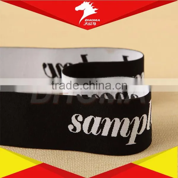 Top Level New Design Nylon Wide Rubber Jacqauard Elastic Bands photo-2