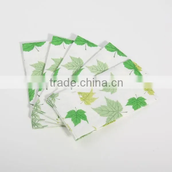 Pocket Facial Tissue Paper With Logo Printed Hankies Handkerchief photo-2