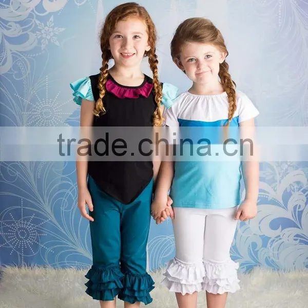 Unique Fun Kids Girls t Shirt Flutter Sleeves t Shirt Kids Wholesale photo-2
