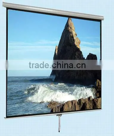 wall screen for manual operation