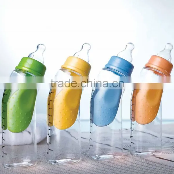 New Products! Hot Selling PP Material 240ml Anti-slip Baby Feeding Bottle for Wholesales photo-2