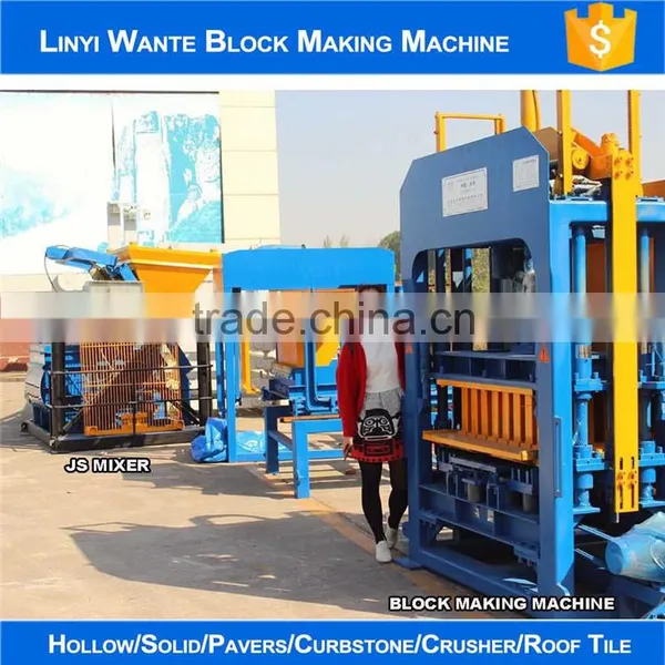 WANTE BRAND QMY10-15 Block Machinery and Crusher Machinery Batching Plant photo-5