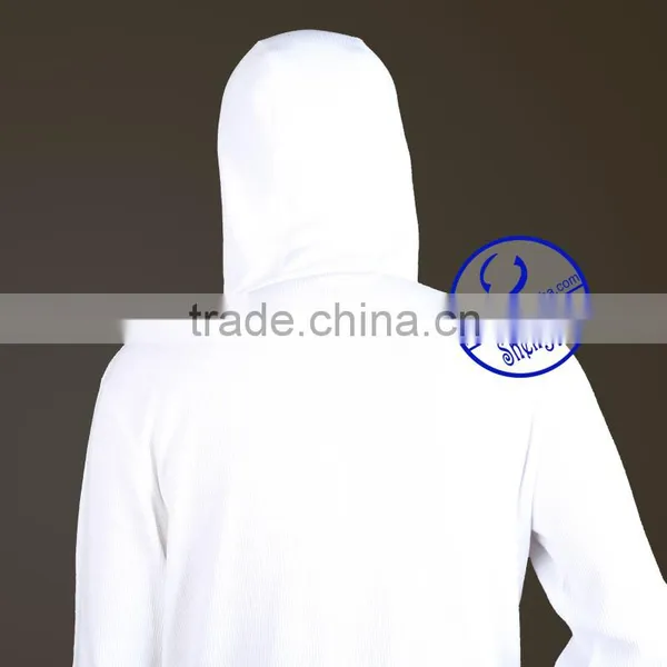 Custom Long Sleeve Walf Checks Zip up Men' Shoodies & Sweatshirts Wholesale China photo-3